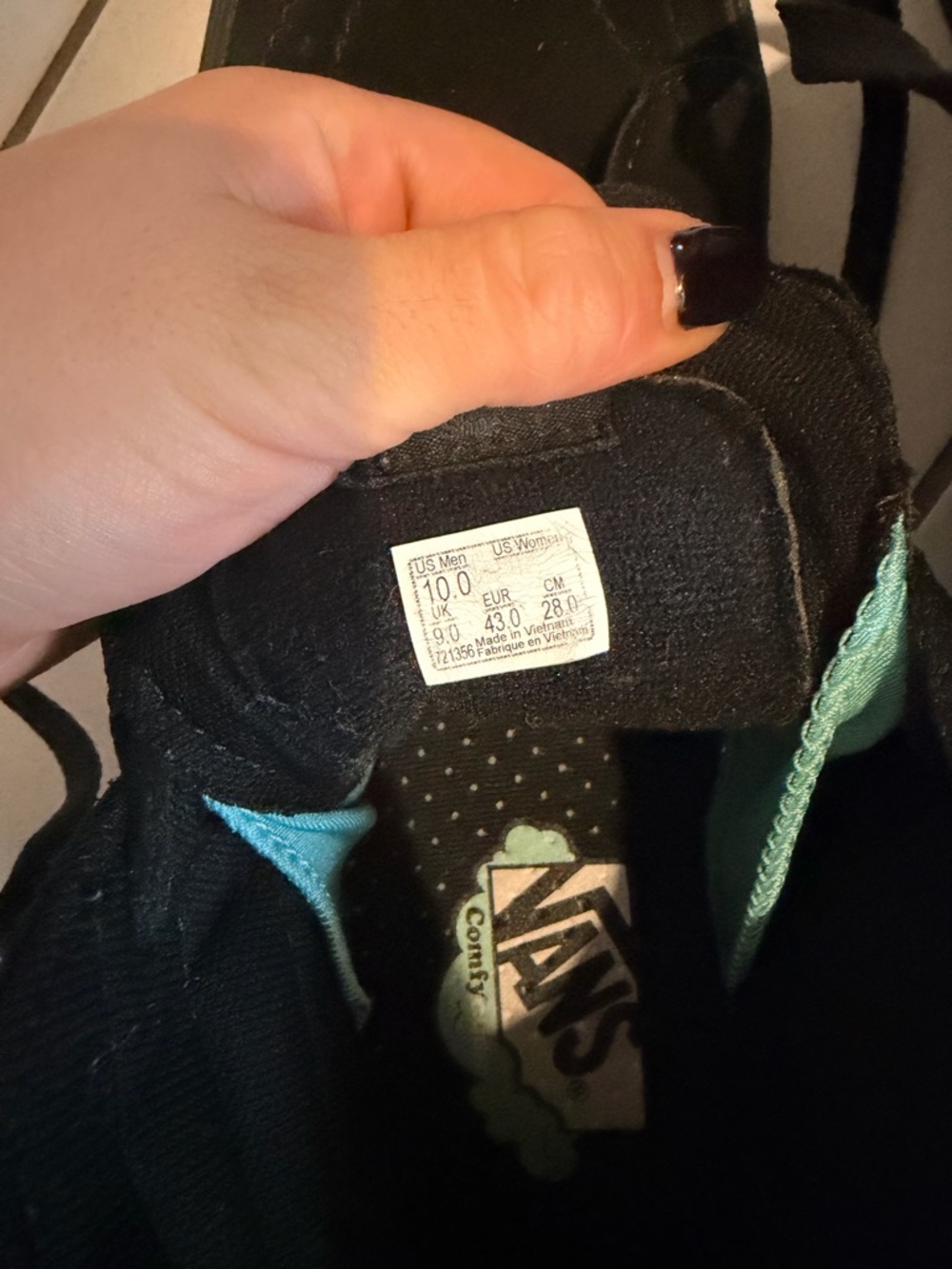 Vans Black High-Top Skate Sneakers - Picture 5 of 5